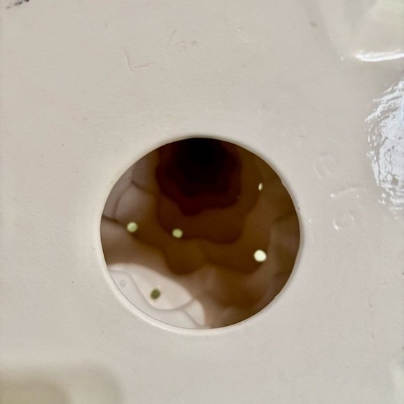 Vintage Ceramic Christmas Tree. Cream & Gold - Picture 4 of 5